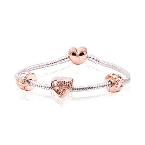 Pandora Intertwined Love Hearts Bracelet Gift Set